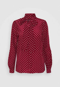 Michael Michael Kors - Tile Print Tie Neck Blouse