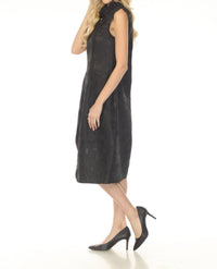 Joseph Ribkoff - Jacquard Zip Front Midi Dress