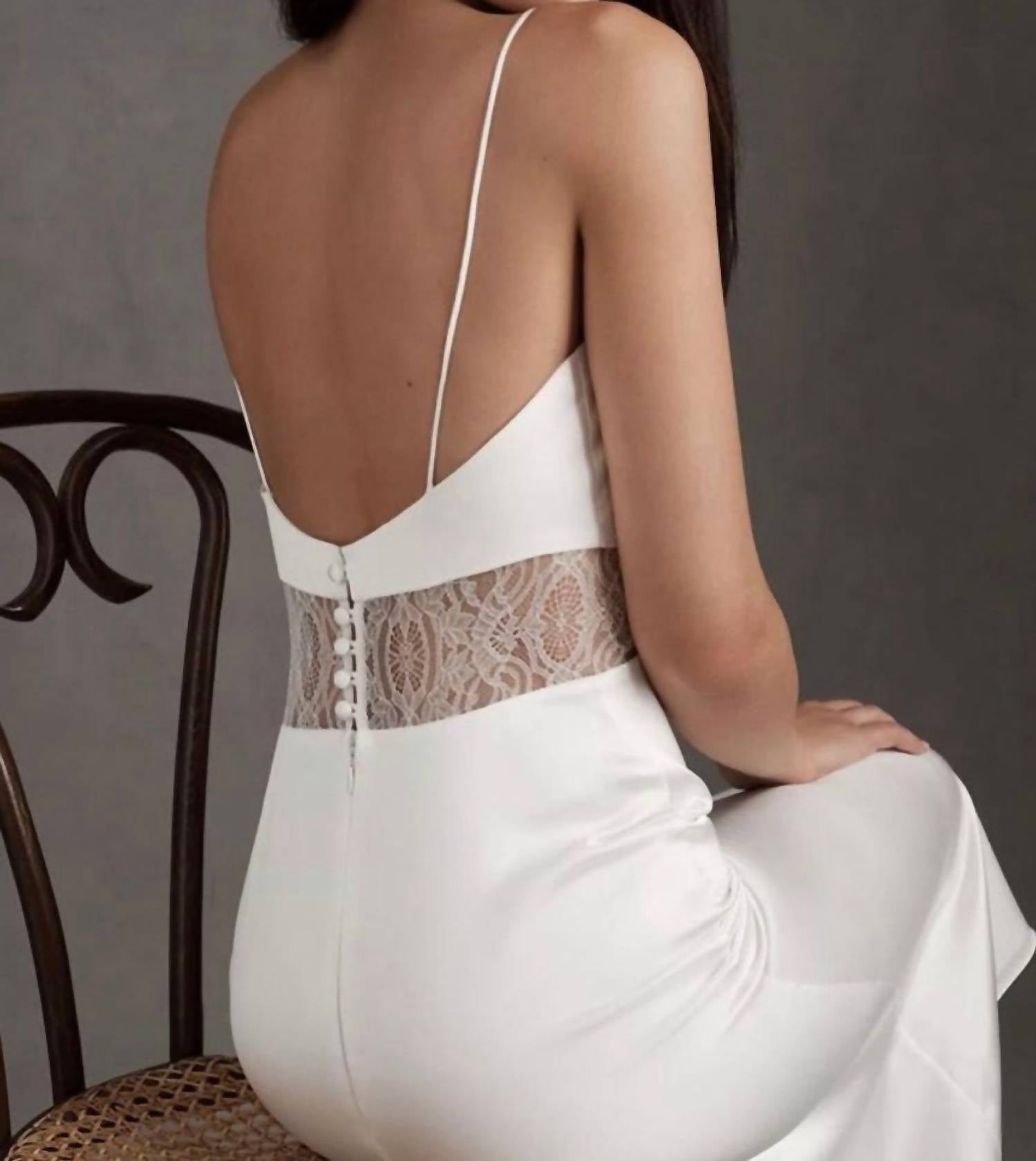 SACHIN & BABI Jane Lace Cutout Midi Dress in ivory - women's dress - view 4