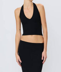 Eterne - Cropped Halter Top