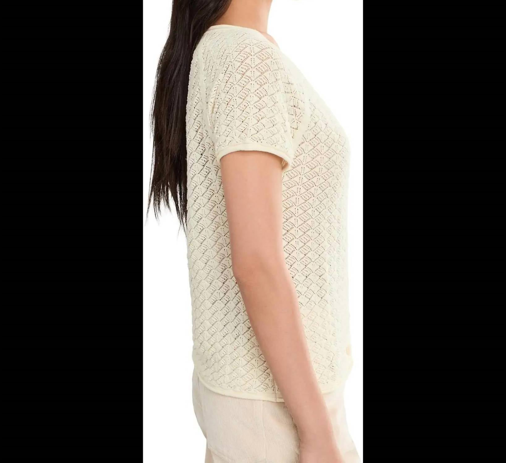 Sanctuary - All In Pointelle Top