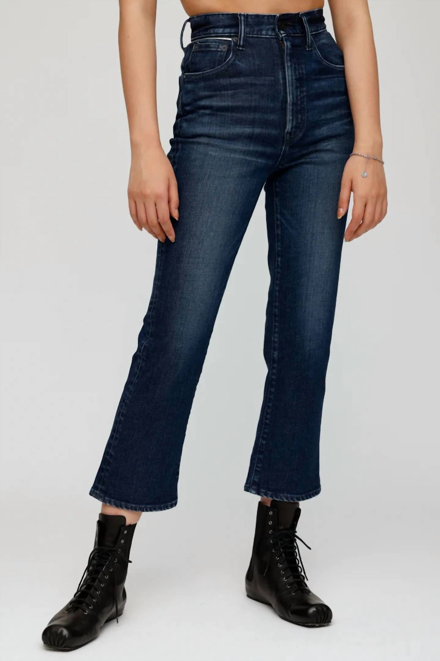 EMMA CROPPED FLARE JEANS