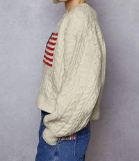 Pol - Usa Flag Crewneck Sweater