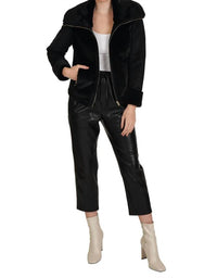 Love Token - Faux Fur Zip Jacket
