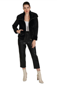 Love Token - Faux Fur Zip Jacket