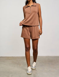 Skies Are Blue - Savannah Scuba Sleeveless Top
