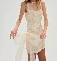 Lil Lemons By For Love And Lemons - Frosted Organza Mini Dress