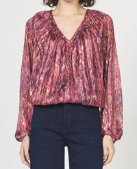 Dear John Denim - Piaf V Neck Balloon Sleeve Top