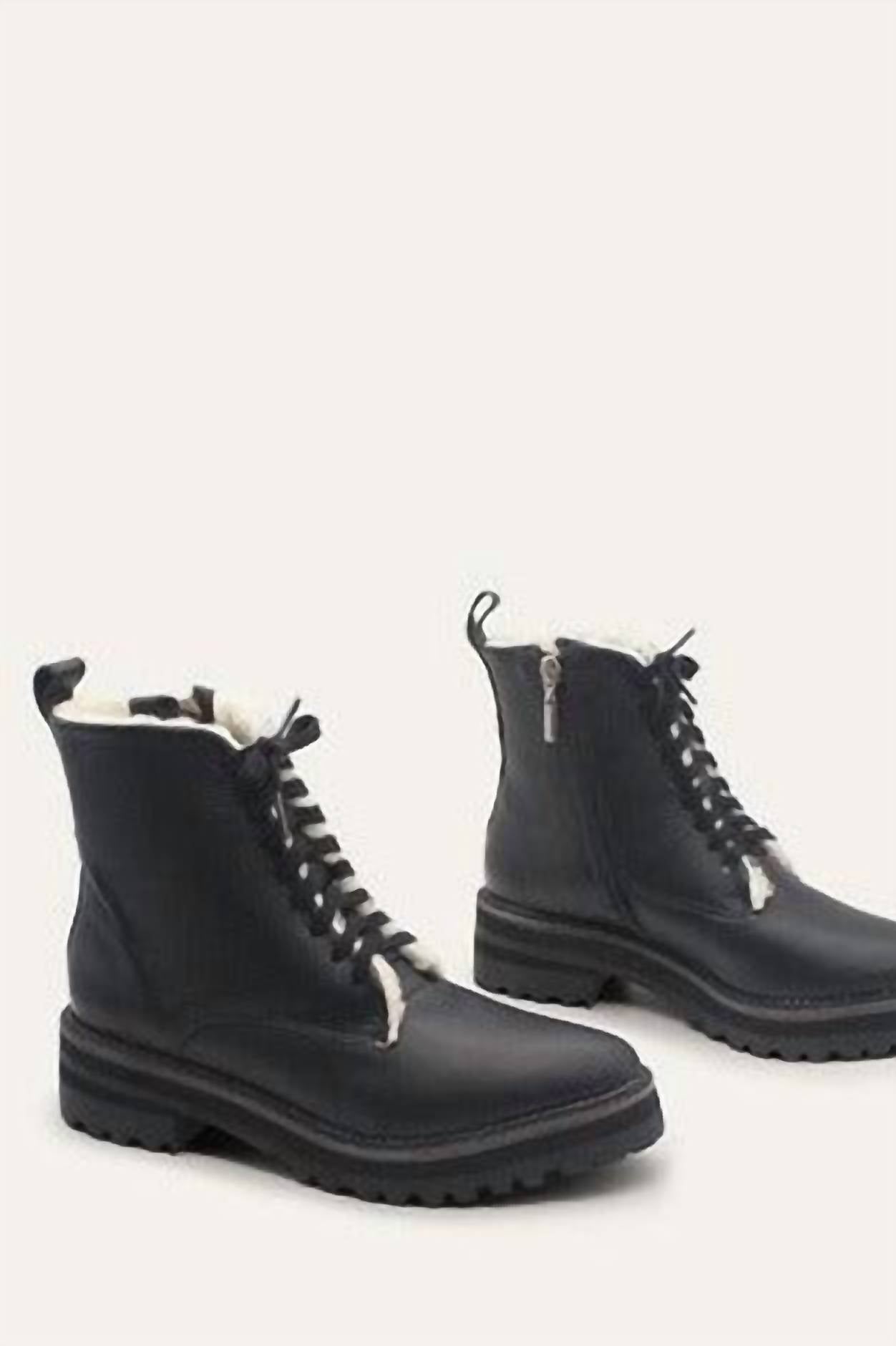 Kaanas - Women's Romania Lace Up Combat Boots