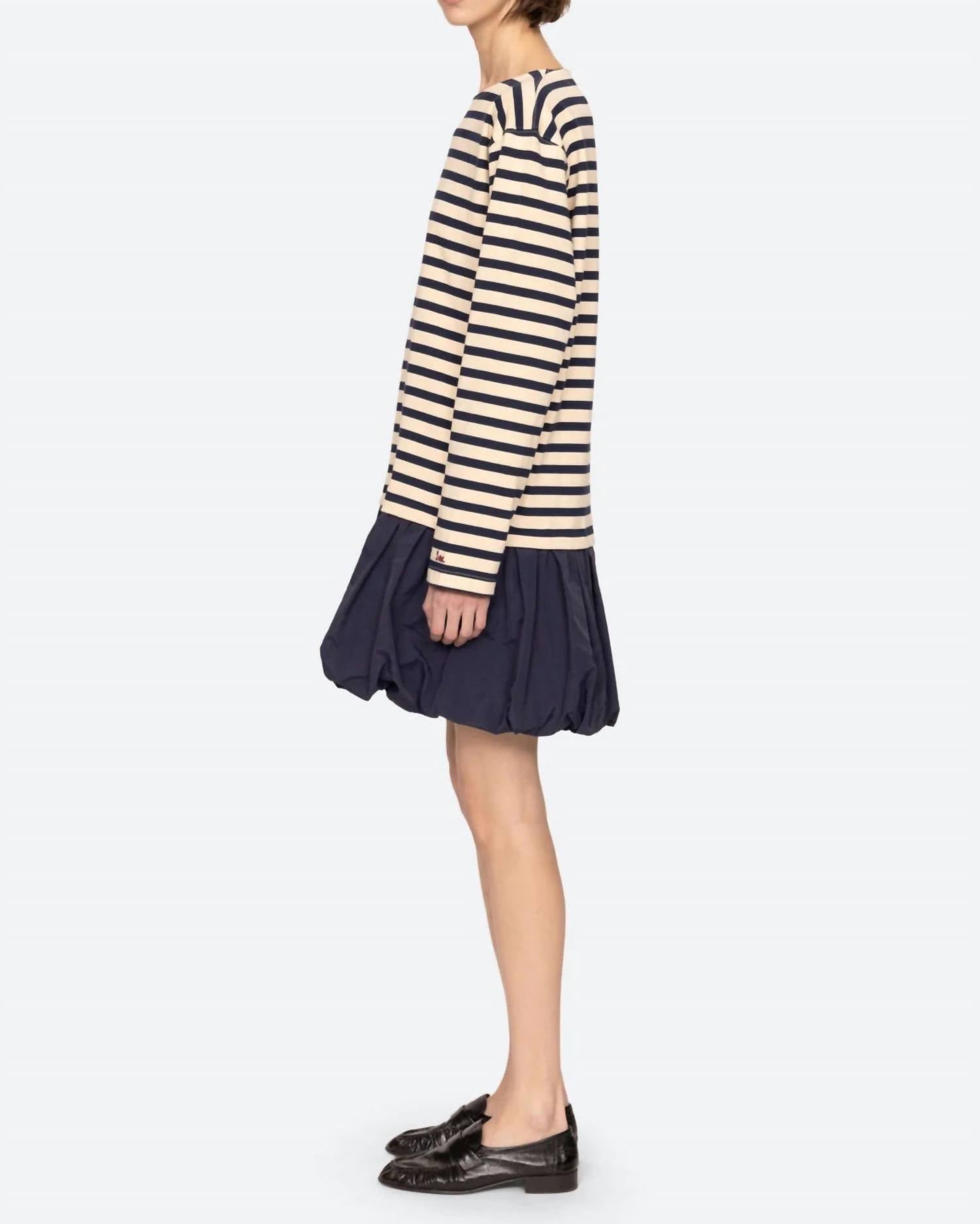 Sea - Athena Solid Combo T-shirt Dress