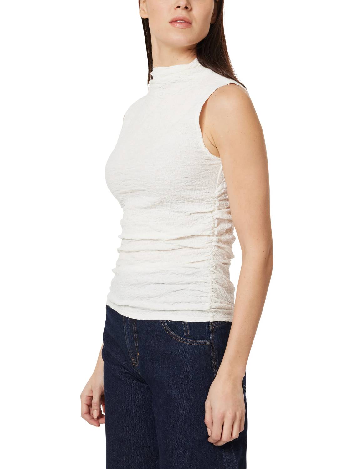Habitual - Sleeveless Gathered Top
