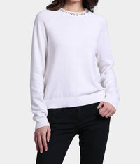 Minnie Rose - Jewel Neck Sweater