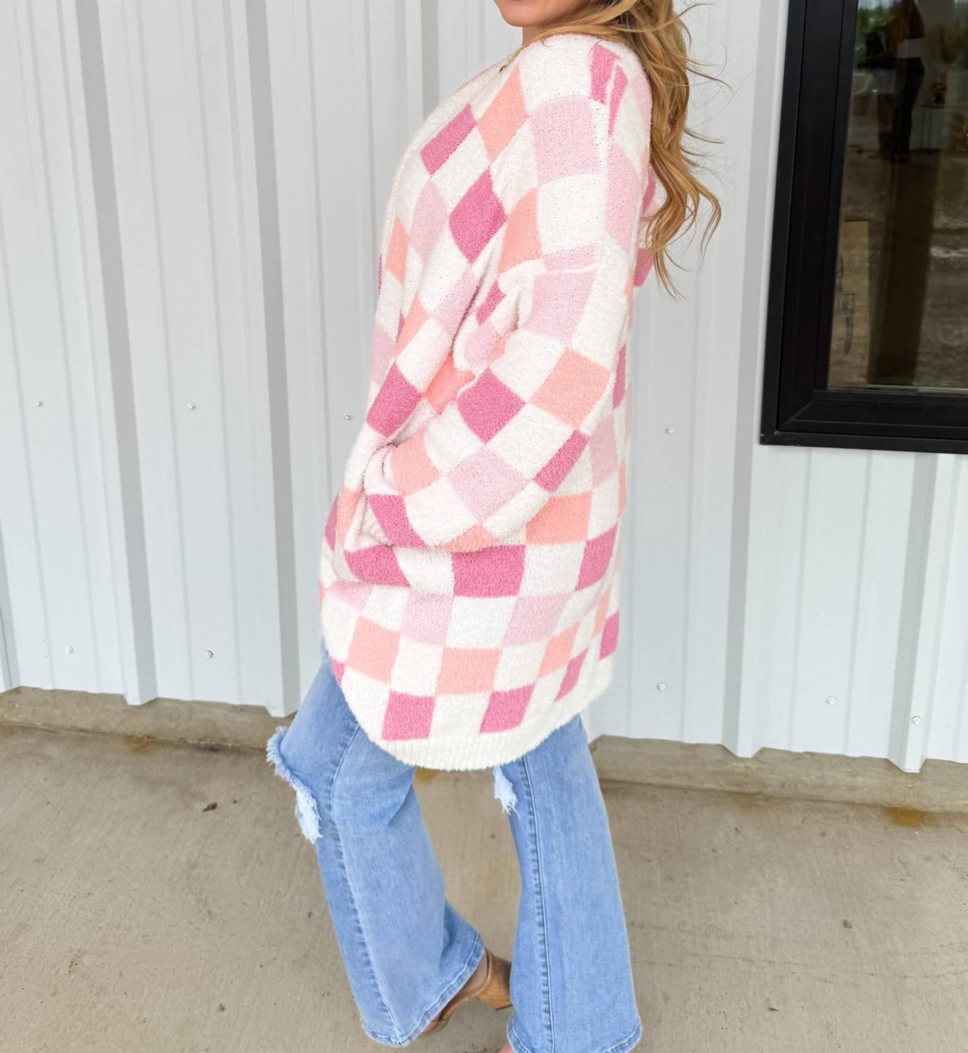 Blakeley - Checker Cloud Cardigan