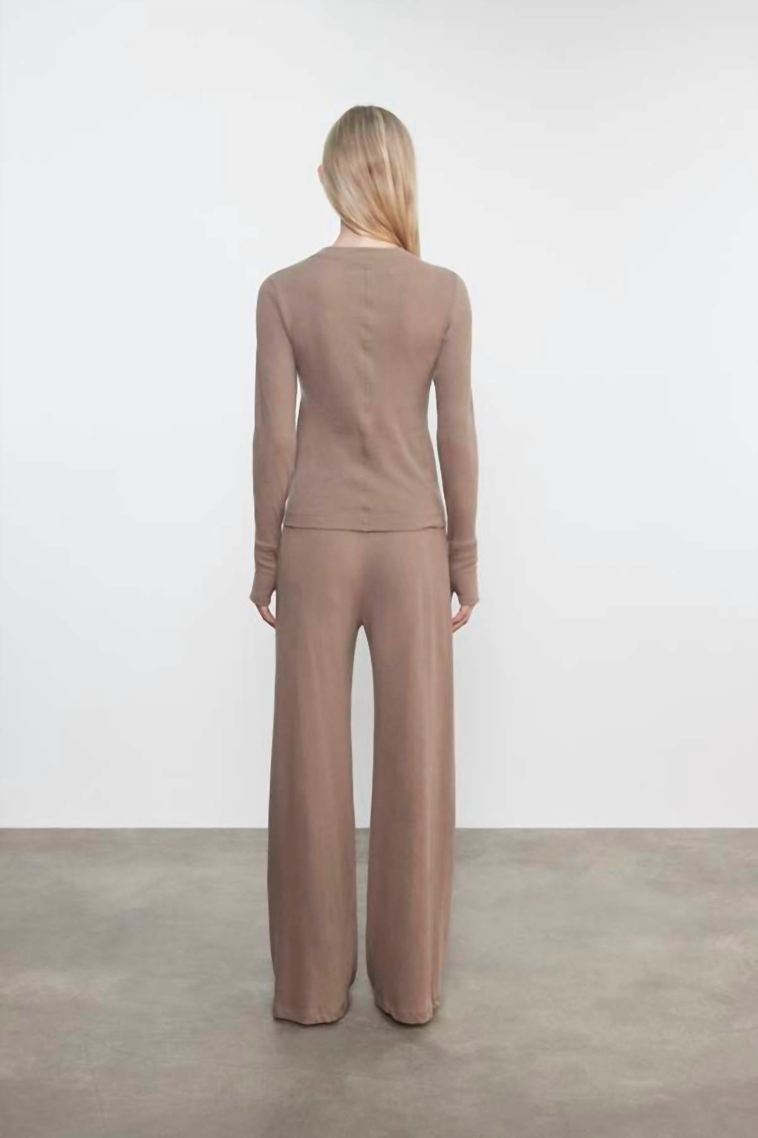 Enza Costa - EASY CUFFED CREW TOP