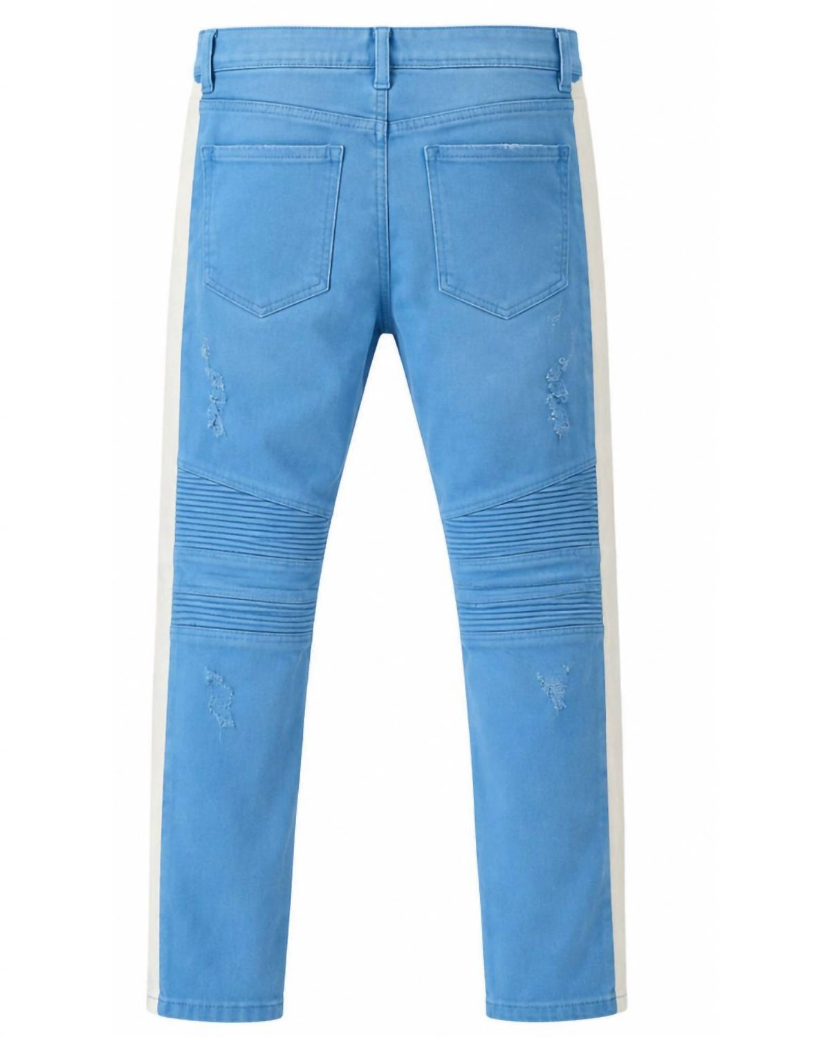 Preme - Men's Distressed Moto Skinny Jeans