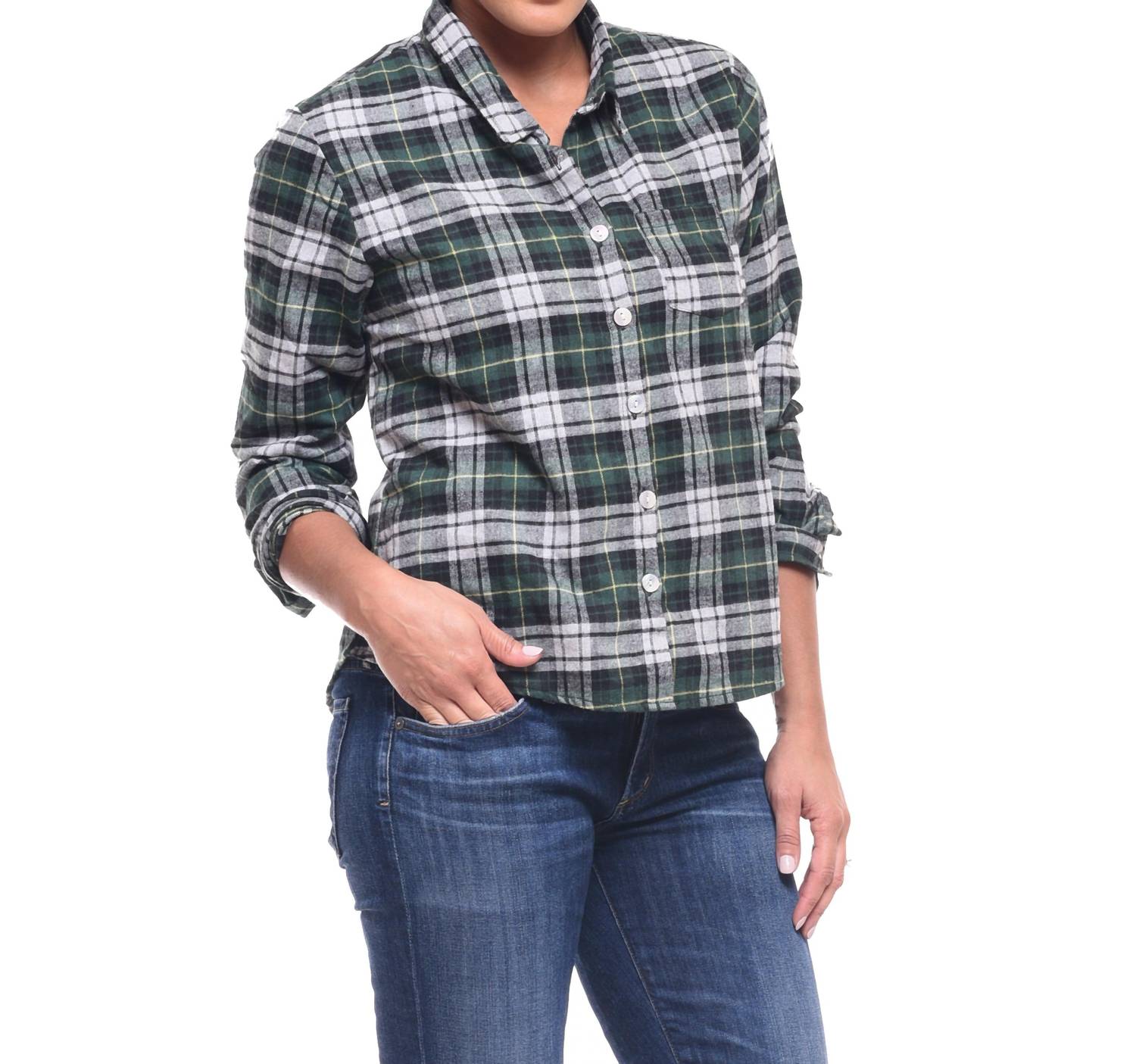 Tulip Clothing - Boyfriend Collared Button Down Shirt