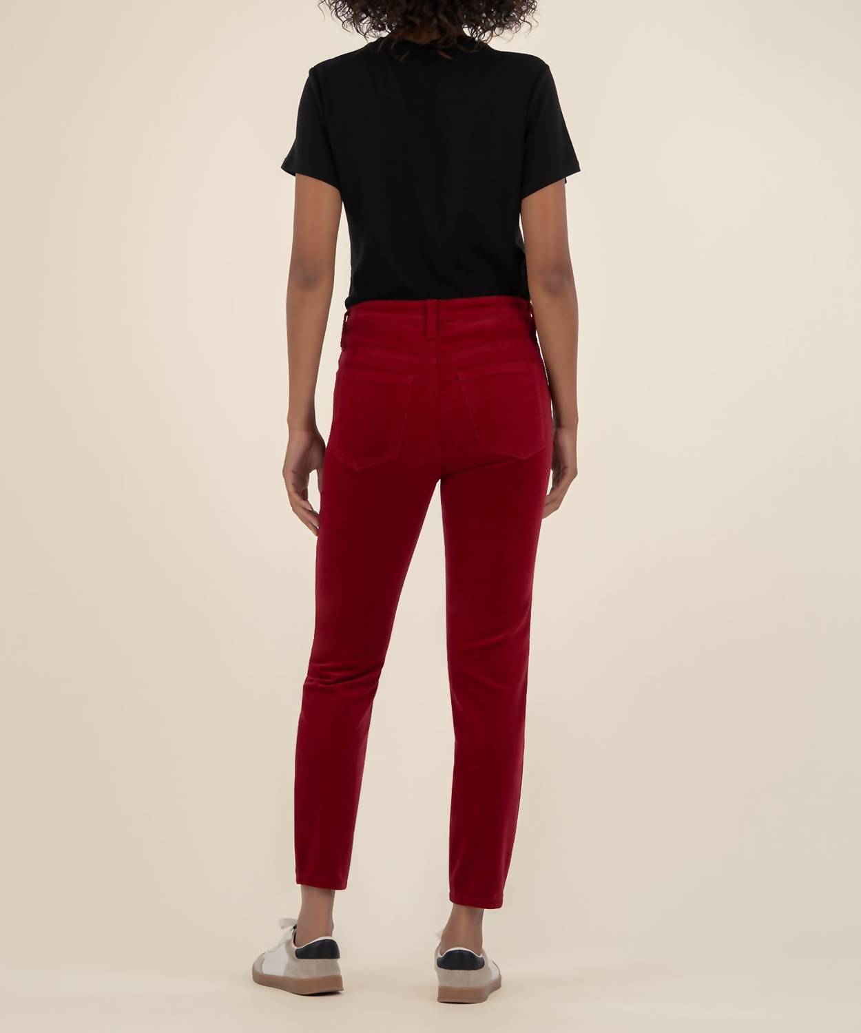 Kut From The Kloth - Charlize High Rise Fab Ab Cigarette Leg-raw Hem Jeans