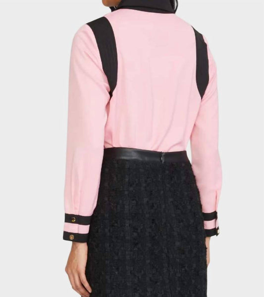 Stellah - Colorblock Button Down Blouse