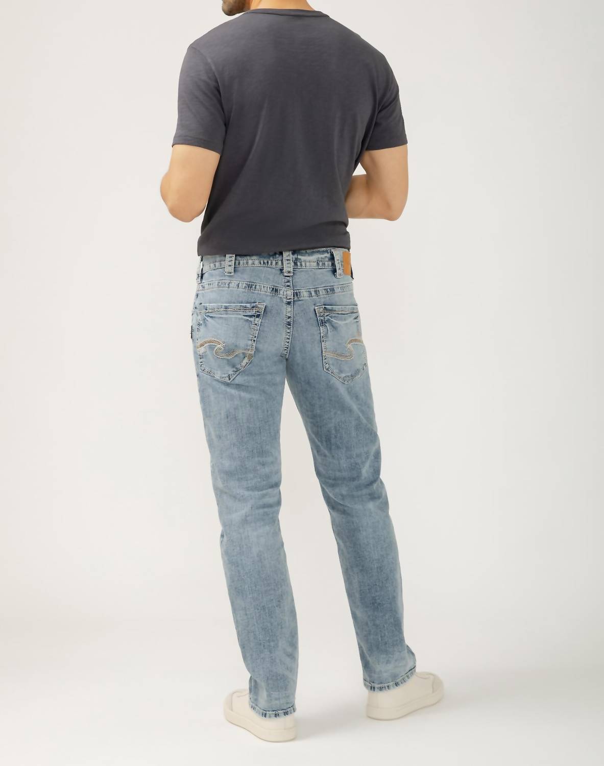 Silver Jeans Co - Eddie Relaxed Fit Slim Straight Jeans