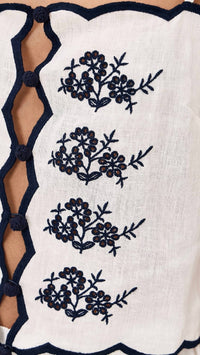 Cami Nyc - Nazare Embroidered Linen Camisole
