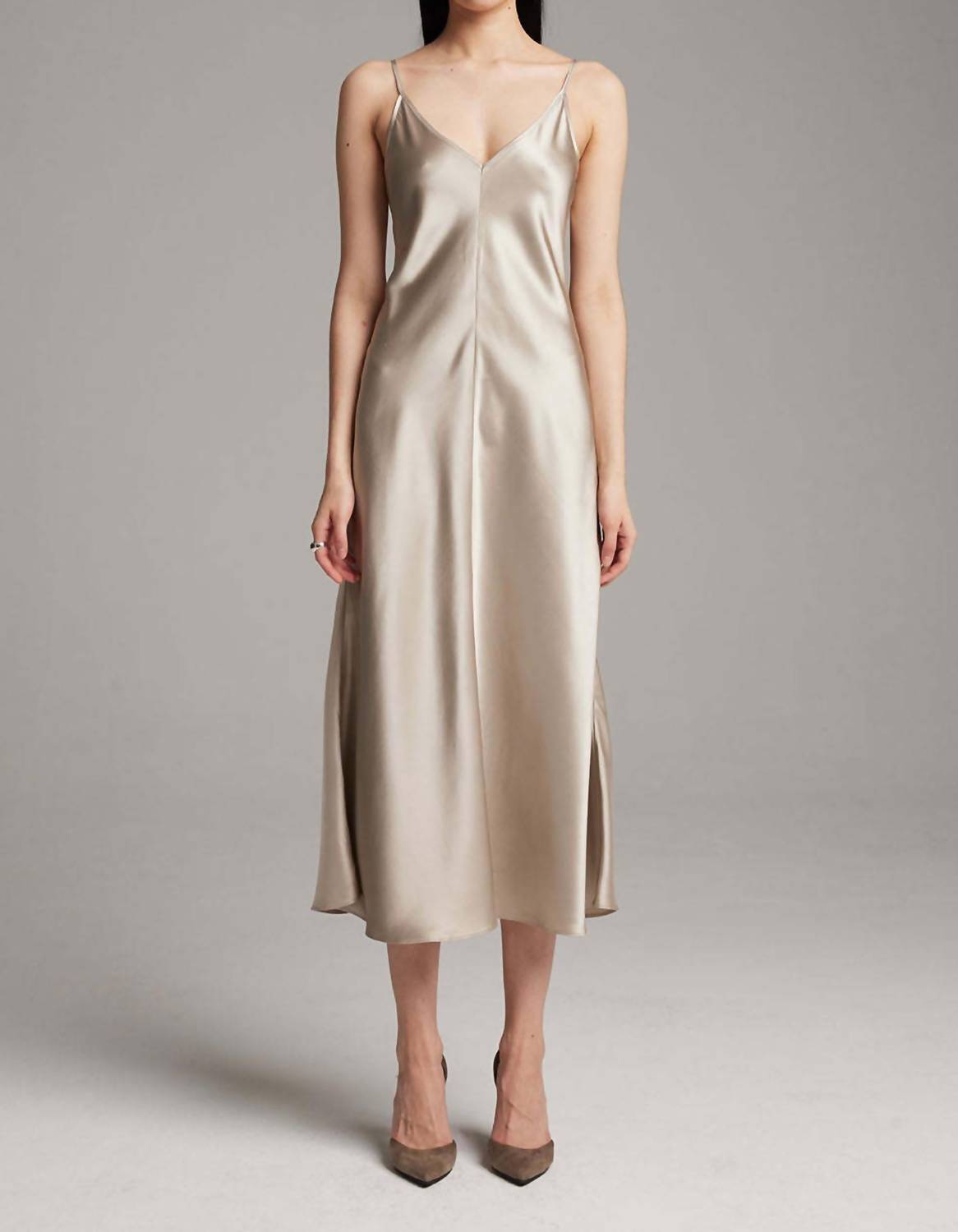 Voz - V-neck Slip Dress