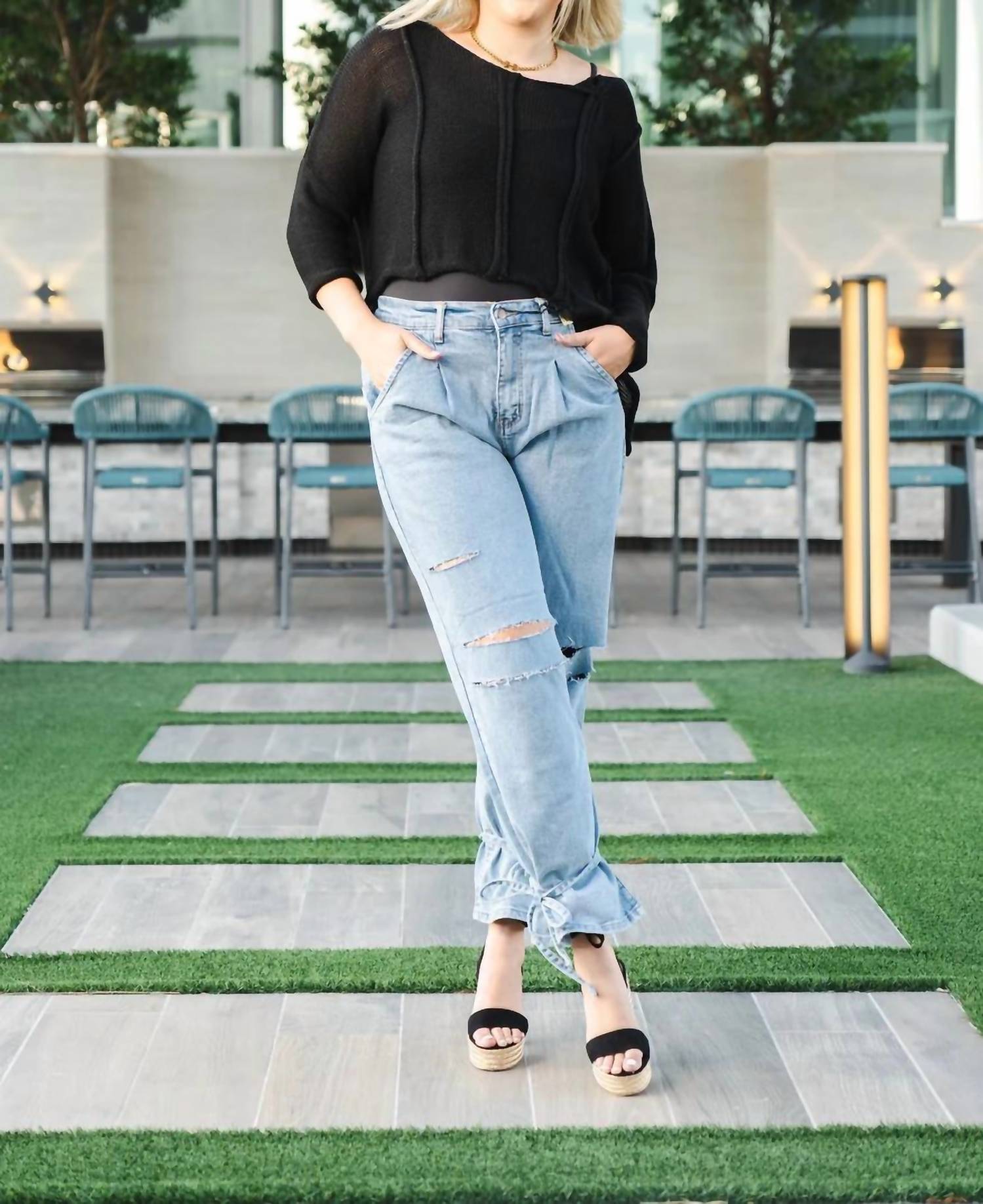 Taft Clothing - Asymmetric Hem Top