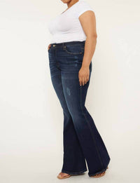 Kancan - High Rise Curvy Bootcut Jeans