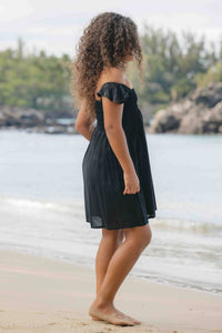 Tiare Hawaii Girls Hollie Dress in black - kids' dress - alternate view