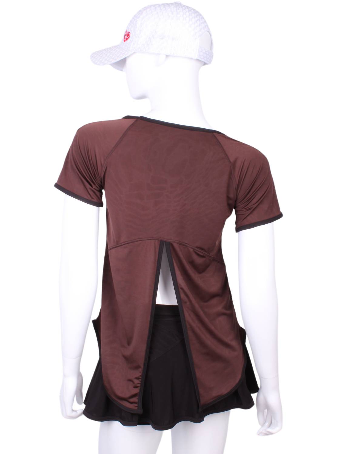Love Love Tennis - Women's Tie Back Short Sleeve Tee