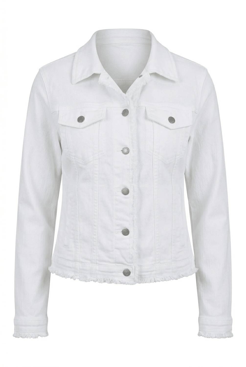 Apny - Frayed Detail Jean Jacket