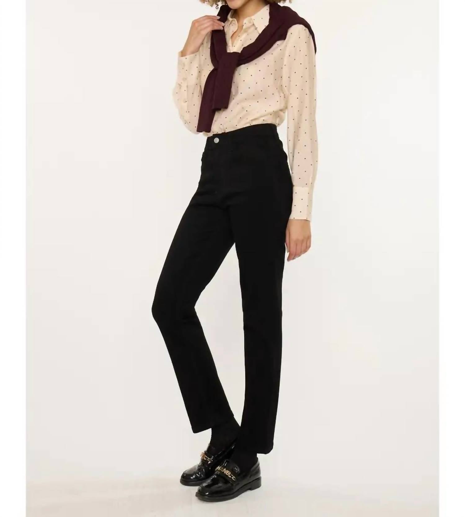 Kancan - High Rise Slim Straight Jean