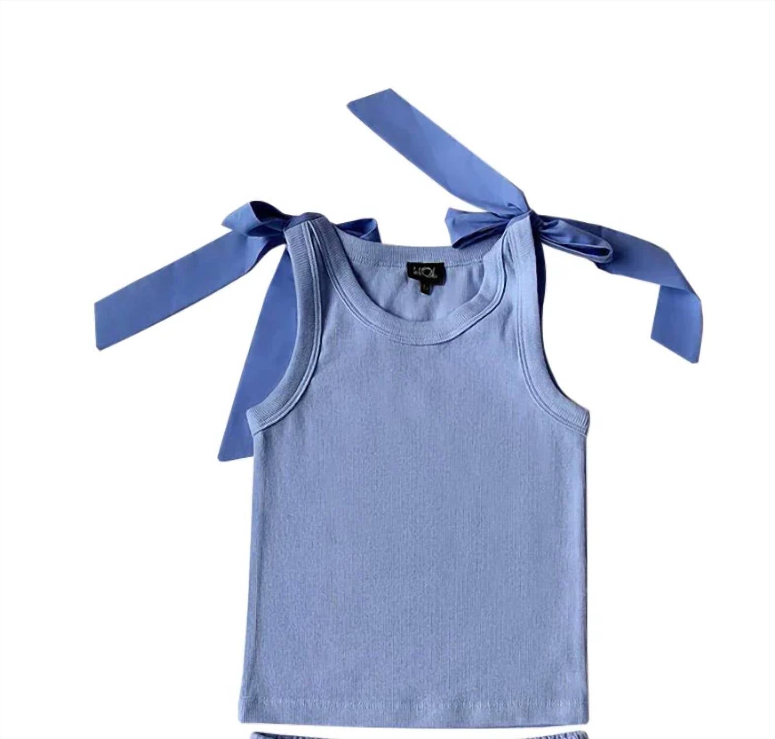 Little Olin - Kids' Bow Tank Top