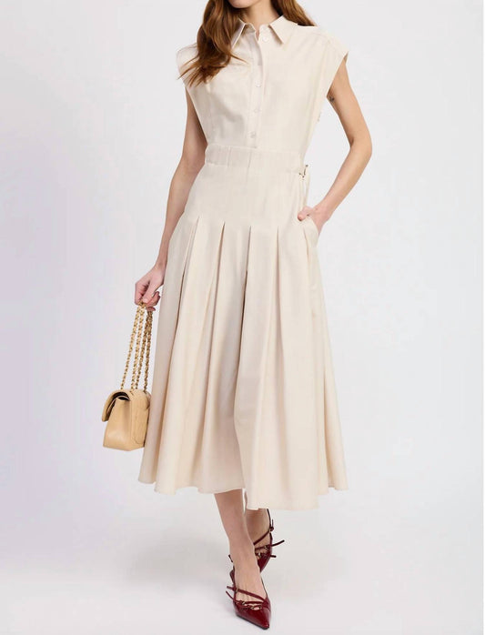 En Saison - Quince Midi Shirt Dress