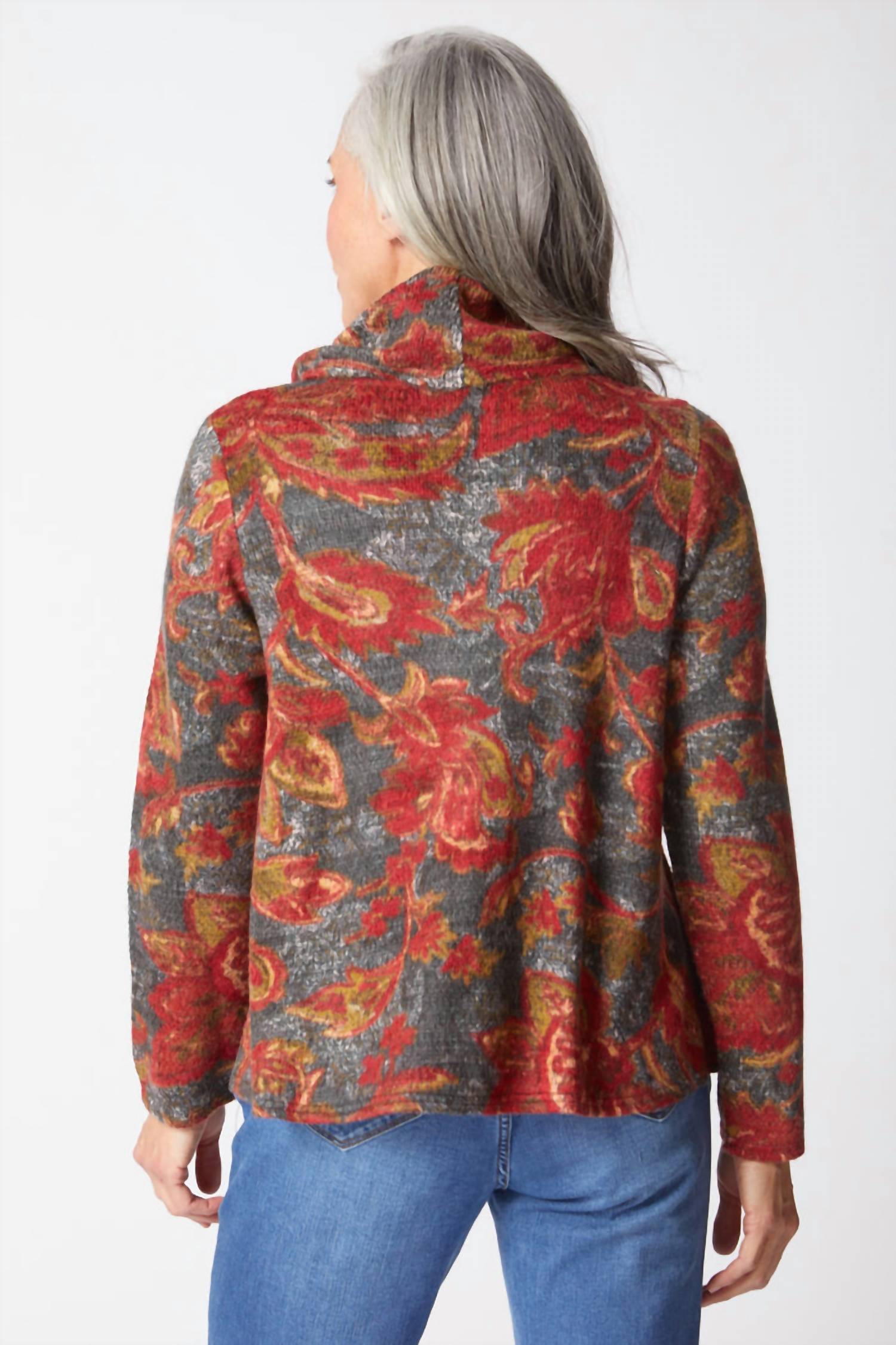 Habitat - Paisley Cowl Knit Top