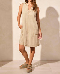 Tribal - Tencel Sleeveless V-neck With Pockets Dress