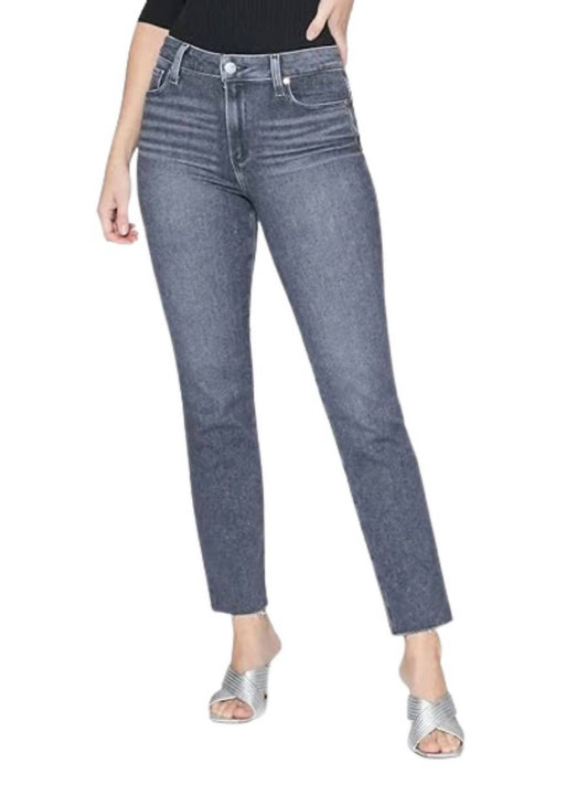 Paige - Cindy Raw Hem Straight Jeans