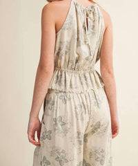 Miou Muse - Floral Sleeveless Top