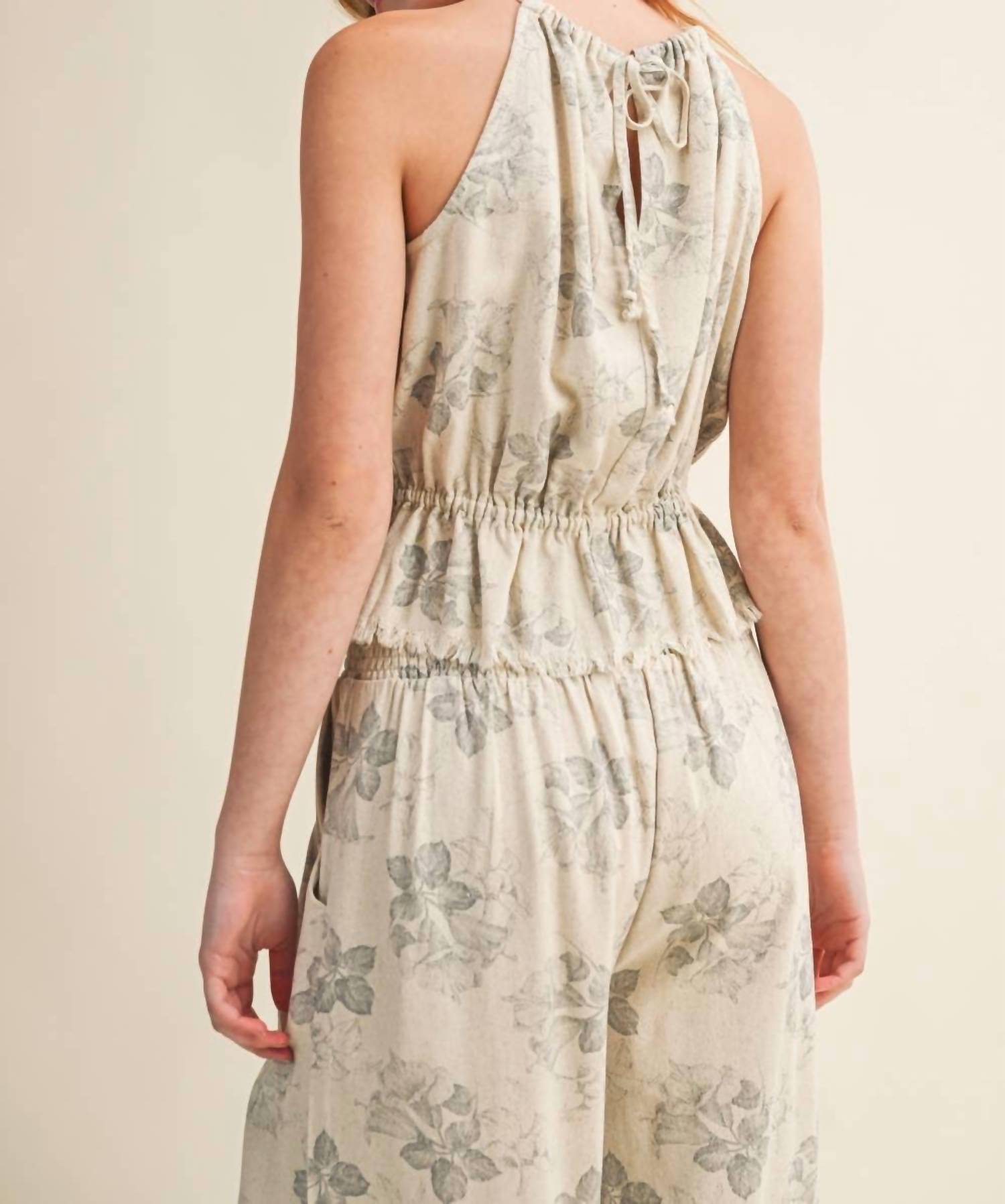 Miou Muse - Floral Sleeveless Top