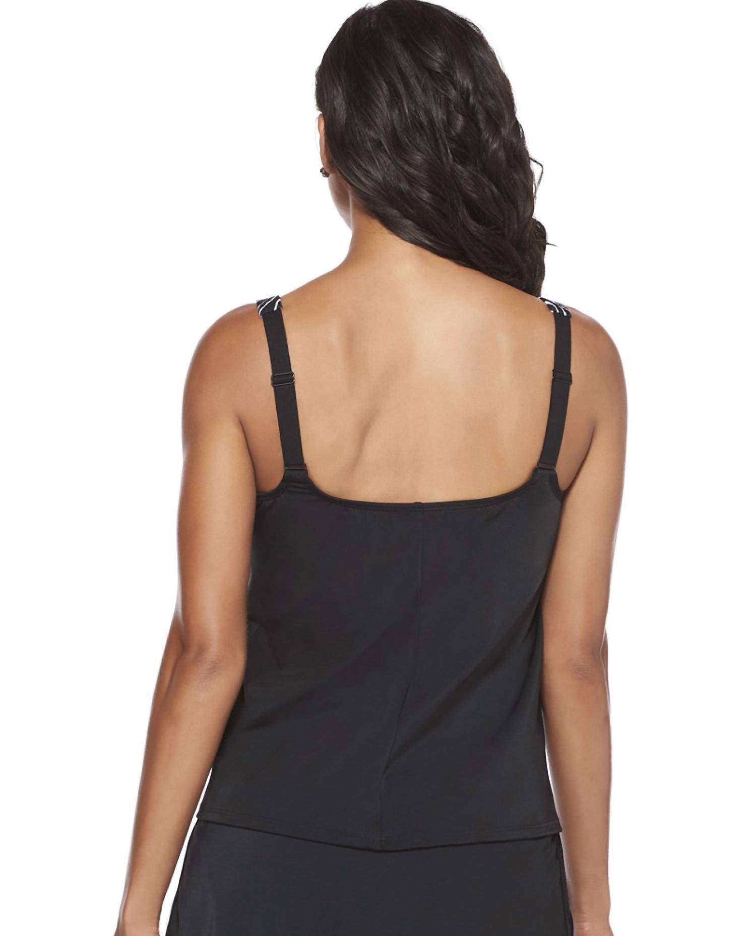 Active Spirit - New Awakening Chlorine Resistant Square Neck Tankini Top