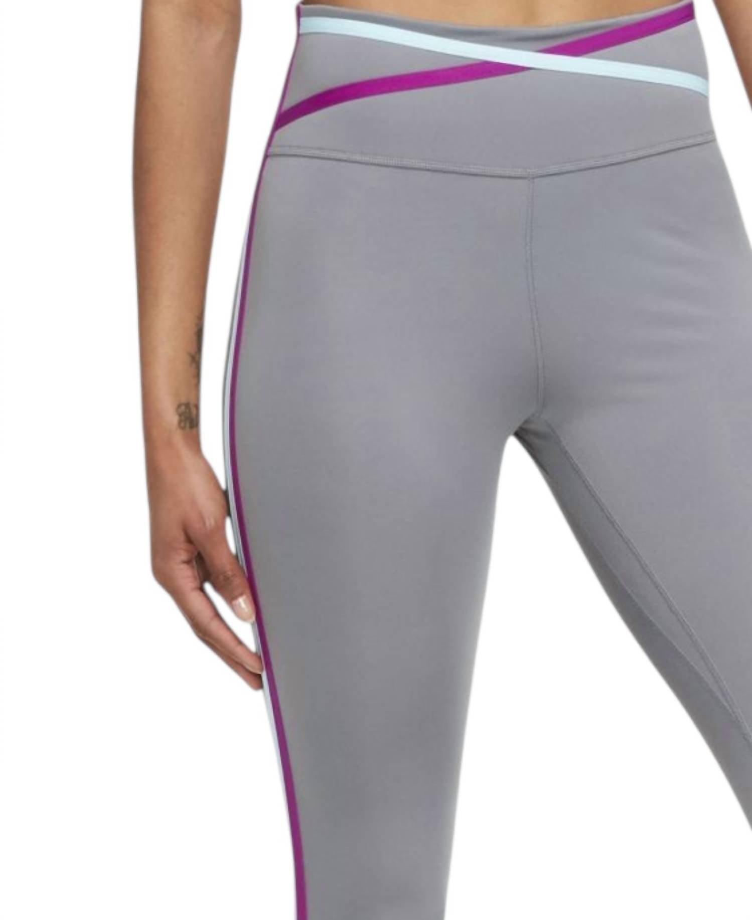 Nike - Dri-fit One Mid-rise 7/8 Taped Leggings