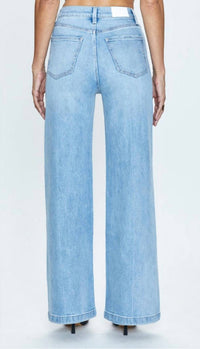 PISTOLA Lana High Rise Ultra Wide Leg Jean in chalet vintage - women's jeans - alternate view