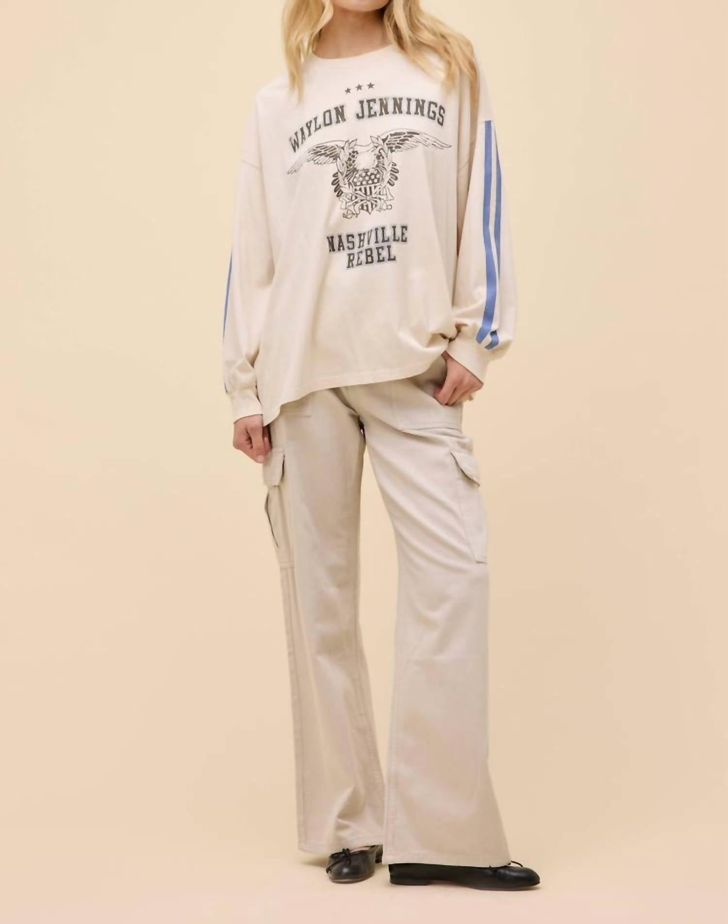 Daydreamer - Waylon Jennings Nashville Rebel Long Sleeve Tee
