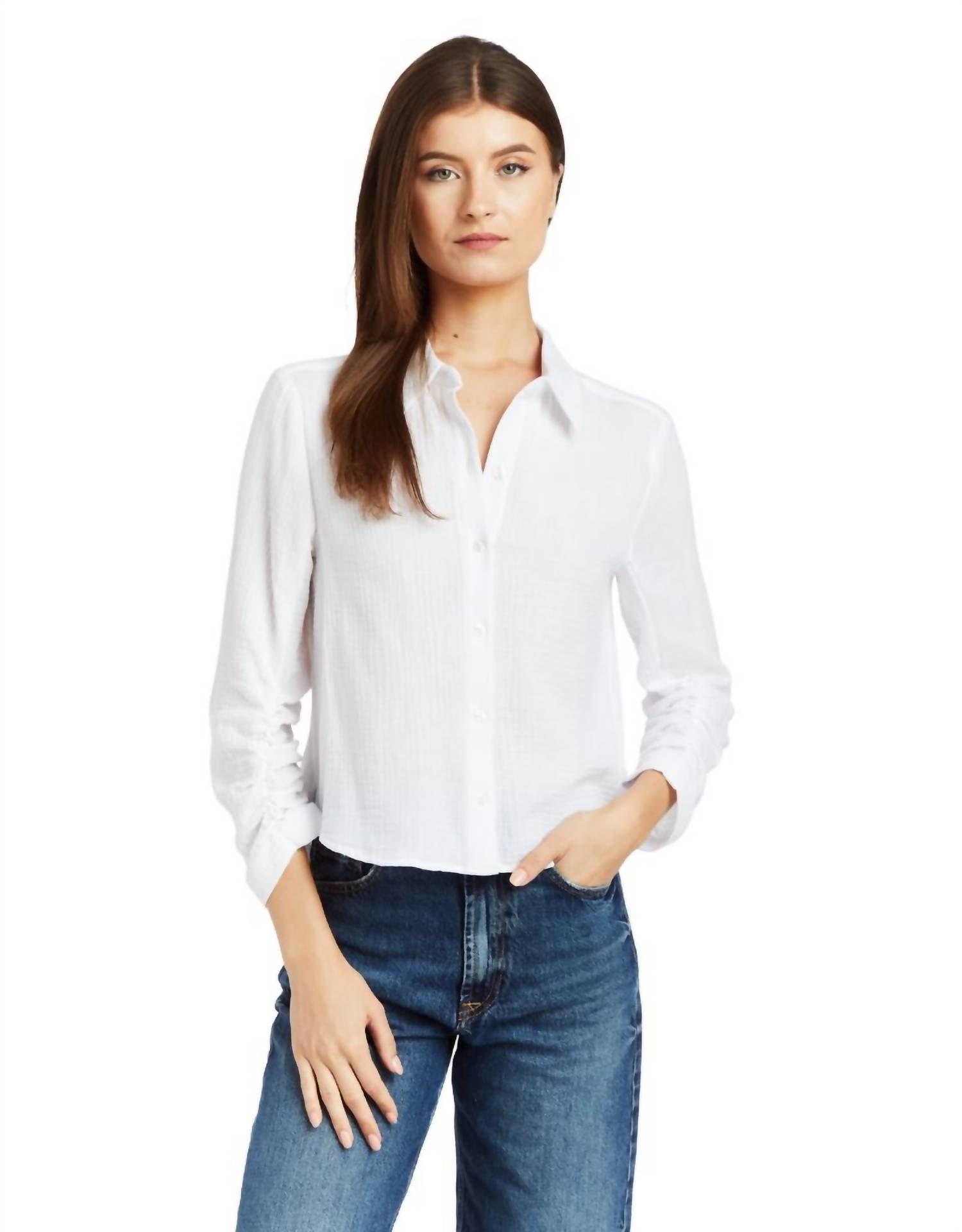 Drew - Adelynn Eden Gauze Blouse
