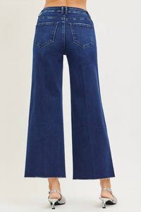 Risen - Ryann High Rise Ankle Wide Jeans