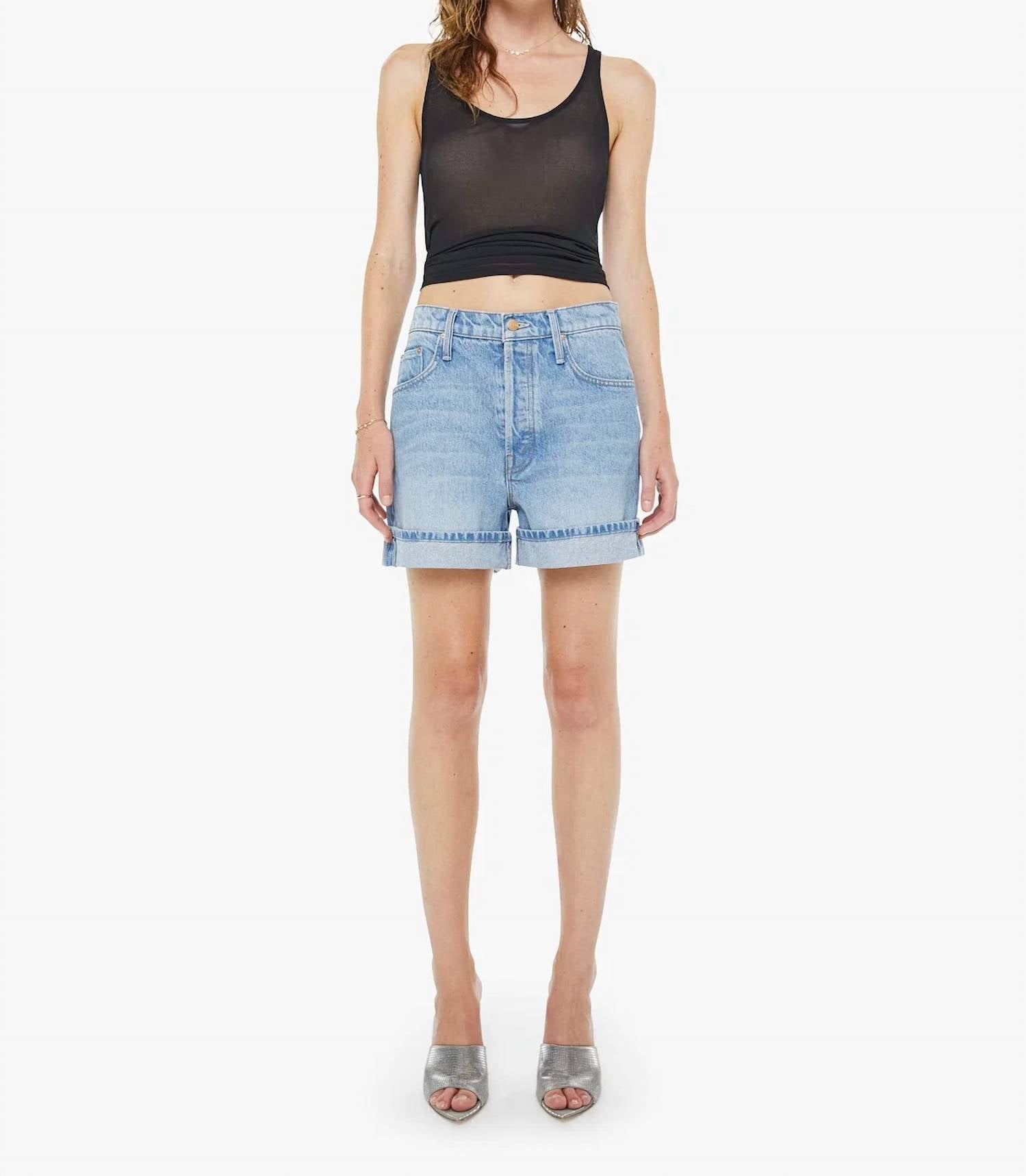 Mother - Culotte Cuffed Shorts