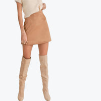 Sadie & Sage - Faux Suede Skirt