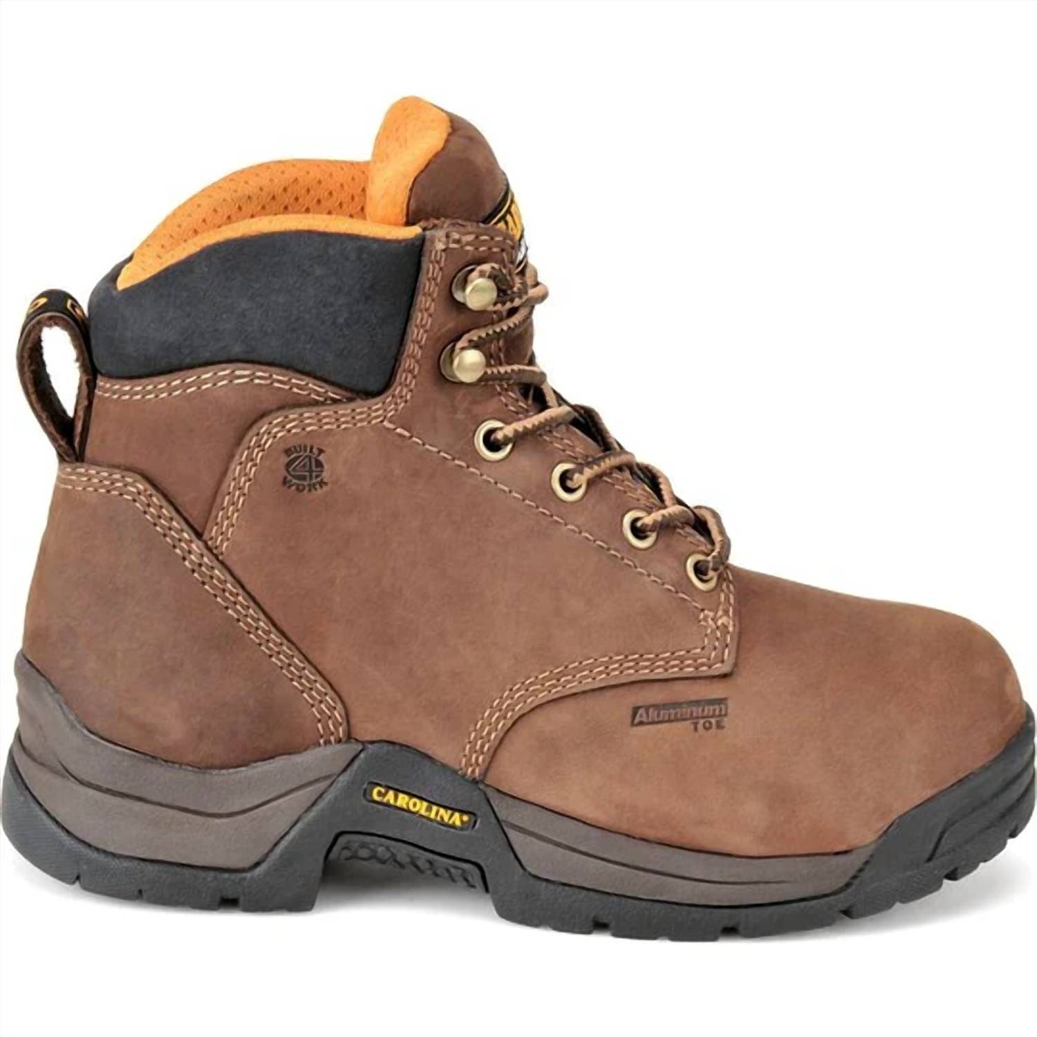 Carolina Women's Raleigh 5" Aluminum Toe Internal Metguard Work Boot CA1428 in brown - women's shoe