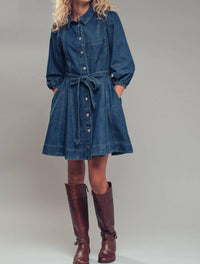 Urban Daizy - Western Belted Fit-and-flare Mini Dress