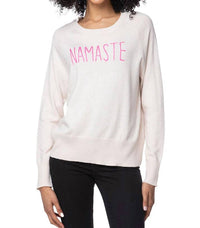 Subtle Luxury - Namaste Embroidered Sweater