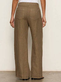 Sanctuary - Linen Marine Wide Leg Jeans